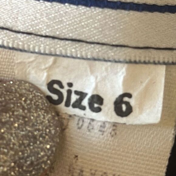 Jessica Howard Vintage 80s Black Evening Cocktail Dress size 6 Made in USA Linen - Picture 9 of 9